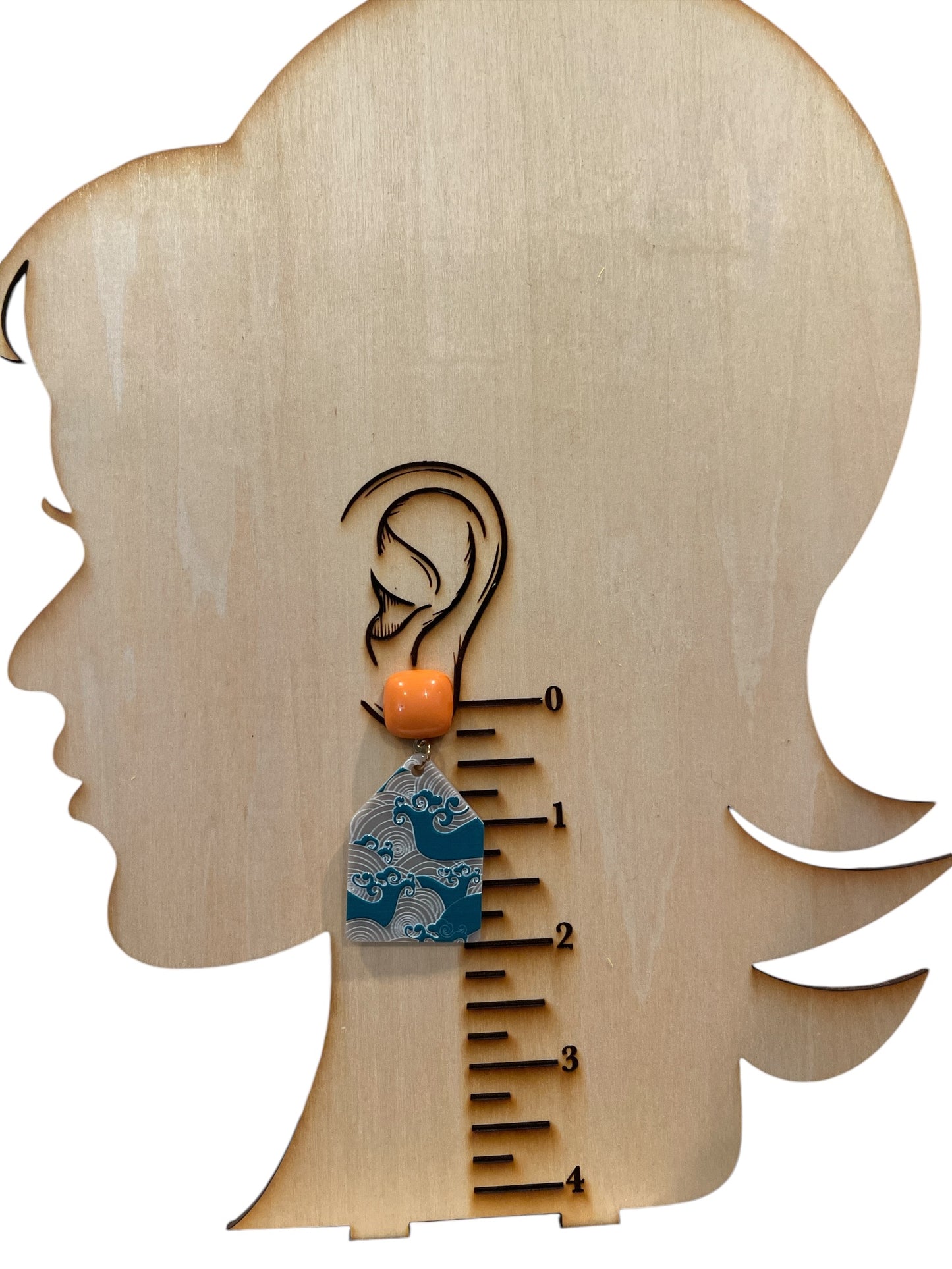 Japanese-Style Ocean Earrings