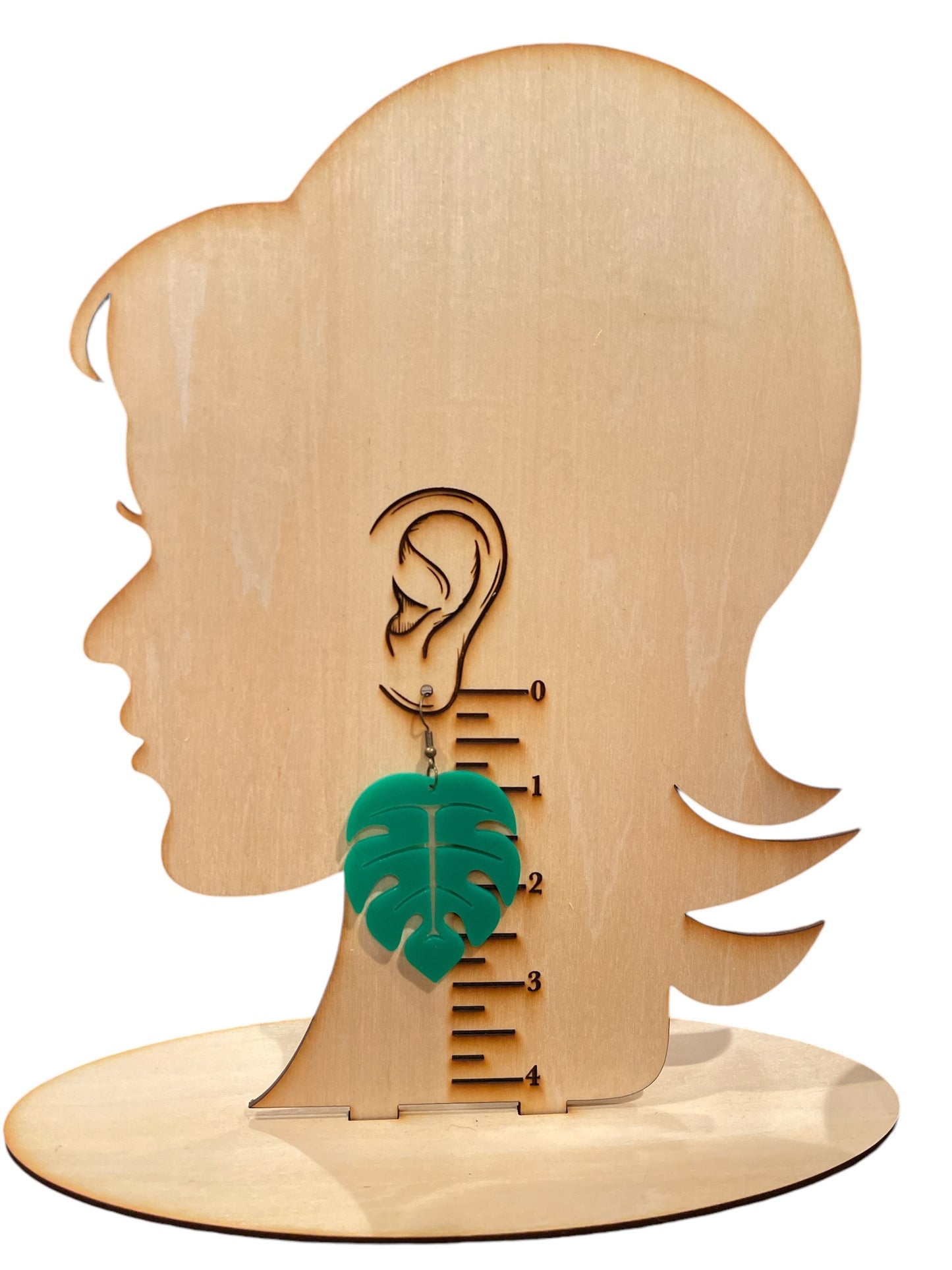 Monstera Leaf Earrings