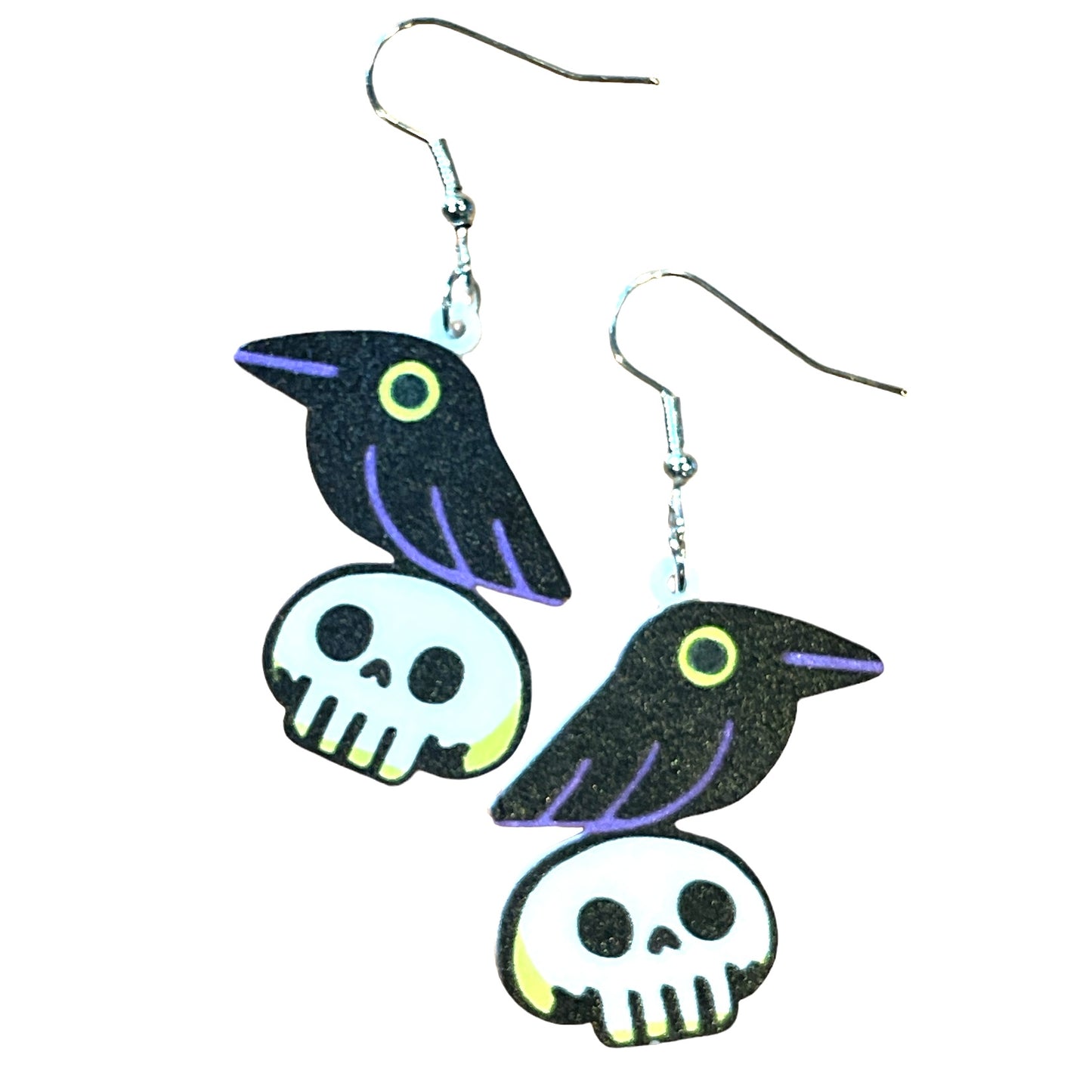 Skull & Crow Earrings